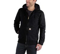 Carhartt Duck Active Jacke – Herren, isoliert, ausgewaschenes Segelleinen, Schwarz M