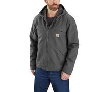 Carhartt Herren Jacke mit lockerer Passform, gewaschene Ente, Sherpa-Futter, Kiesfarben, XXL Groß Hoch