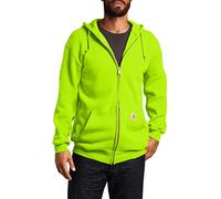 Carhartt Herren K122 Midweight Zip Front Hooded Sweatshirt, Brite Lime, Large Hoch