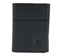 Carhartt Herren lässige Sattelleder-Brieftaschen, erhältlich in Mehreren Stilen und Farben, Schwarz (dreifach faltbar), Einheitsgröße