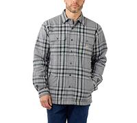 Carhartt Herren Langarmhemd Flannel Sherpa Lined Shirt, Farbe:Asphalt, Größe: L