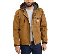 Carhartt, Herren, Lockere Arbeitsjacke aus ausgewaschenem Segelleinen mit Sherpa-Futter, Carhartt® Braun, S