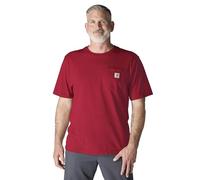 Carhartt Herren Lockere Passform, Schweres Kurzarm-t-Shirt mit Taschen Arbeits-T-Shirt (1er Pack)