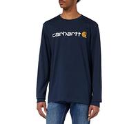 Carhartt CORE LOGO T-SHIRT L/S - Navy 104 XS