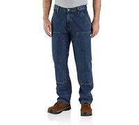 Carhartt Herren Loose Fit Double-Front Logger Jeans, Canal, 34W / 32L EU