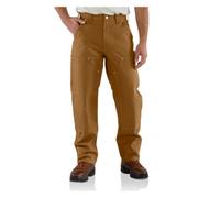 Carhartt Herren Loose Fit Firm Duck Arbeitshose mit verstärkter Vorderseite, Carhartt® Braun, W33/L32