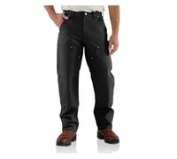 Carhartt Herren Loose Fit Firm Duck Arbeitshose mit verstärkter Vorderseite, Schwarz, W32/L32
