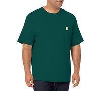 Carhartt Herren Loose Fit Heavy Weight Short Sleeve Pocket T-shirt (Groß & Groß) T-Shirt, Hunter Green, XL Tall