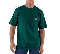 Carhartt Herren Loose Fit Heavy Weight Short Sleeve Pocket T-shirt (Groß & Groß) T-Shirt, Hunter Green, L Tall