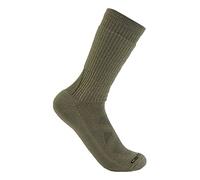 Carhartt Herren Midweight Merino Wool Blend Uniform Crew Socken, Grün (Army Green), X-Large