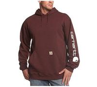 Carhartt SLEEVE LOGO HOODED SWEATSHIRT - Port 104 XXL
