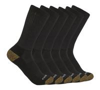 Carhartt Herren Mittelschwere Crew, 6er-Pack Socken, Schwarz, X-Large