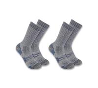 Carhartt Herren Mittelschwere Stiefelsocken aus Synthetischem Wollmischgewebe, 2 Stück Socken, Marineblau, X-Large (2er Pack)