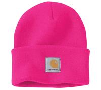 Carhartt Herren Mütze mit Umschlag, Closeout, Pink Glow, Einheitsgröße - Beanie für Winter und Freizeit
