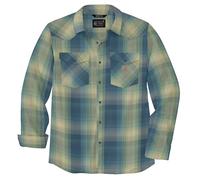 Carhartt Herren Plaid, Storm Blue, Klein