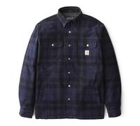 Carhartt - Flannel Sherpa-Lined Shirt Jacket - Freizeitjacke, Gr. XXL, schwarz/blau (Navy)