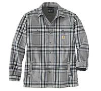 Carhartt Herren Relaxed Fit Flannel Sherpa-Lined Shirt Jac Hemd mit Button-Down-Kragen (1er Pack)
