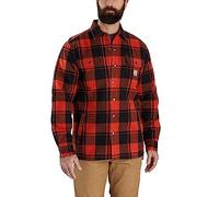 Carhartt Heavyweight Flannel Sherpa Hemd, rot, Größe L