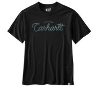 Carhartt Herren Relaxed Fit Heavyweight Short-Sleeve Graphic T-Shirt, Farbe: Black, Größe: S