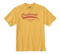 Carhartt Herren Relaxed Fit Heavyweight Short-Sleeve Graphic T-Shirt, Farbe: Sundance Heather, Größe: S