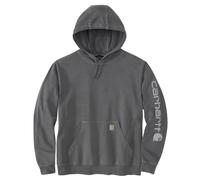 Carhartt Durham Garment Dyed Logo Hoodie, grau, Größe M für Männer
