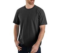 Carhartt Herren Relaxed Fit, schweres, kurzärmliges T-Shirt, Schwarz, S