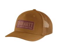 Carhartt Herren Rugged Flex Canvas Mesh Back 1889 Patch Cap, Braun Brown, Einheitsgröße