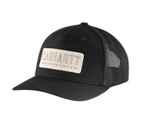 Carhartt Herren Rugged Flex Canvas Mesh Back 1889 Patch Cap, Schwarz, Einheitsgröße