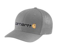Carhartt Herren Rugged Flex Fitted Canvas Mesh Back Logo Graphic Cap Baseballkappe, Asphalt, XL/XXL