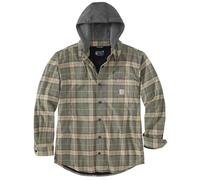 Carhartt Herren Rugged Flex Lockeres Passform Flanell Fleece Gefüttertes Kapuzenshirt Jac Carhartt Herren Rugged Flex Lockeres Passform Flanell Fleece Gefüttertes Kapuzenshirt Jac, S