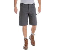 Carhartt Herren Rugged Flex® Relaxed Fit Arbeitsshorts aus Canvas, Shadow, W30