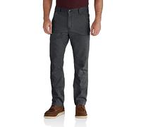 Carhartt Herren Rugged Flex® Relaxed Fit Double-Front Canvas-Arbeitshose, Shadow, W38/L32