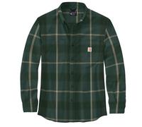 Carhartt Herren Rugged Flex Relaxed Fit Midweight Flannel Langarm Plaid Shirt, Frosted Balsam, 3X-Groß