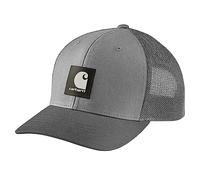 Carhartt Herren Rugged Flex Twill Mesh Back Logo Patch Cap, Asphalt, Einheitsgröße