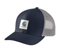 Carhartt Herren Rugged Flex Twill Mesh Back Logo Patch Cap, Marineblau, Einheitsgröße