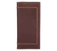 Carhartt Herren Rugged Leather Triple Stitch Wallet Geldbörse mit 3 Nähten, Braun (Rodeo), Einheitsgröße