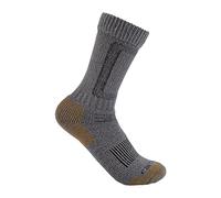 Carhartt Herren Schwere Stiefelsocke aus Wollmischung mit Stahlkappe Socken, Meliert, grau, X-Large