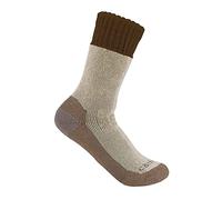 Carhartt Herren Schwere Stiefelsocken aus Synthetik-Wollmischung Socken, Braun Brown, Large