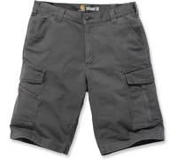 Carhartt Herren Rugged Flex® Relaxed Fit Cargo-Arbeitsshorts aus Canvas, Shadow, W36