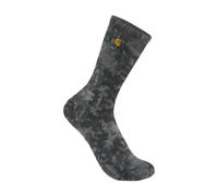 Carhartt Herren-Socken, mittelschwer, Batikdesign, 2 Stück, Stahl, X-Large