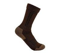 Carhartt Herren Stiefelsocken aus Schwerer Wollmischung, Stahlkappe Socken, braun, L