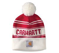 Carhartt Pom-Pom Logo, Mütze Einheitsgröße Rot/Weiß