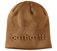 Carhartt Herren Strickmütze mit Prägung, Braun (Carhartt Brown), Einheitsgröße