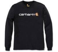Carhartt Herren T-Shirt Core Logo T-Shirt L/S Black-XS