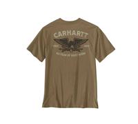 Carhartt Irvine Relaxed Hardwork Eagle T-Shirt 107777 - Größe XL - Farbe Night Fatigue Heather