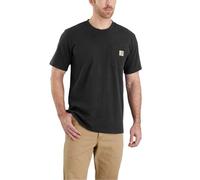 carhartt® Herren T-Shirt K87 POCKET S/S T-SHIRT, schwarz, Größe S (Arbeitshemd & Arbeitsshirt)