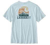 Carhartt Herren-T-Shirt, lockere Passform, leicht, kurzärmelig, Flugzeug-Mountain-Shirt, Early Fog, Mittel