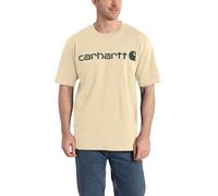 Carhartt Men's S/S Logo Graphic T-Shirt Oat Milk M
