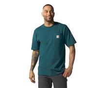 Carhartt Herren-T-Shirt, lockere Passform, schwer, kurzärmelig, Tasche (auch erhältlich in Big & Tall), Greenstone Heather, XL/Tall