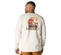 Carhartt Mountain Graphic Langarmshirt Langarmshirt, beige, Größe L für Männer